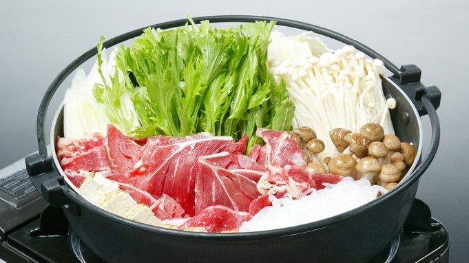 【信州産香味豚/すき焼き】甘みのあるお肉を贅沢にすき焼きで！信州のお野菜もたっぷりと